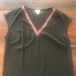 Black Embroidery Dress